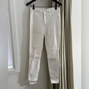 White high waisted Abercrombie Jeans